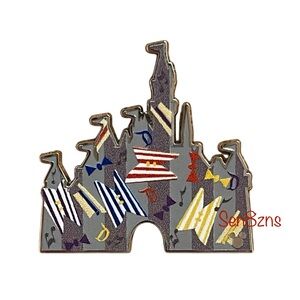 2025 Disney Pin Disneyland Hidden Mickey Castle Dapper Dans